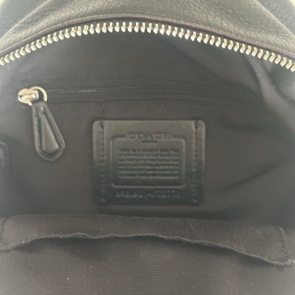 Coach Mini Backpack Patchwork Leather Backpack Bl… - image 5